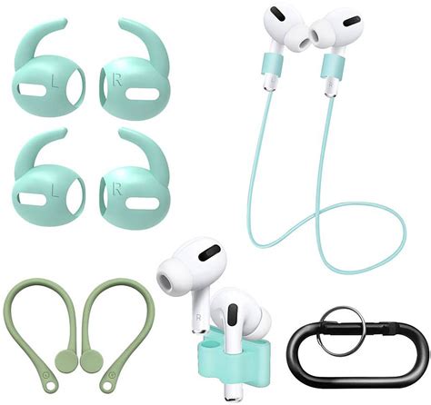 Best Buy: SaharaCase Accessories Kit for Apple AirPods Pro Teal SB-A-PRO-TL