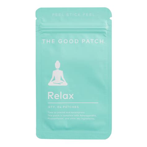 The Good Patch Relax Wellness Patches 4 Count - World Market