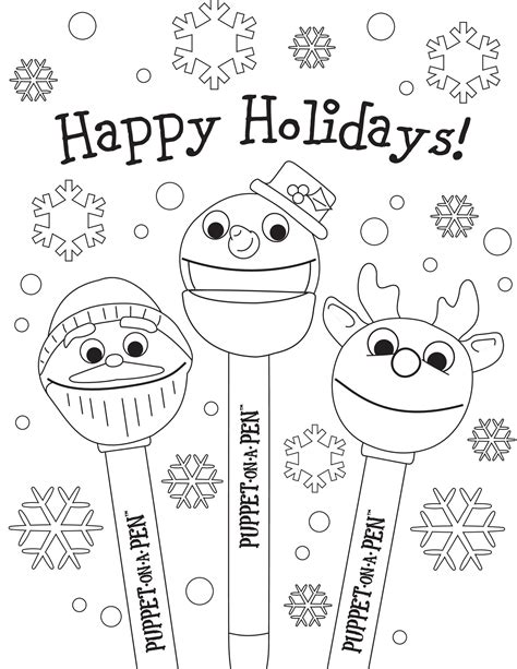 Happy Holiday Coloring Pages for Kids | 101 Coloring