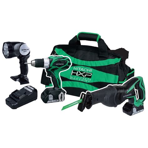 Hitachi 3-Tool 18 Power Tool Combo Kit in the Power Tool Combo Kits ...