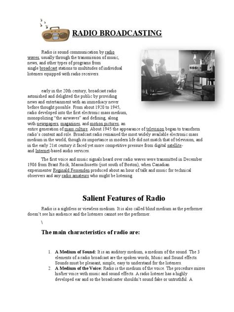 Radio Broadcasting | PDF | Radio | Frequency Modulation