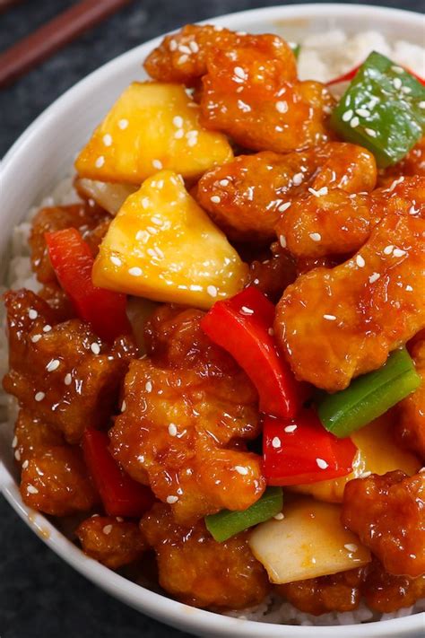 EASY SWEET AND SOUR CHICKEN - MOMORIRECIPES | Resep, Resep makanan ...