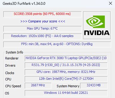 RTX 3080 ti Laptop greatly underperforming : r/GamingLaptops