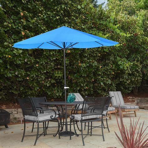 9ft Patio Umbrella Outdoor Shade with Easy Crank by Pure Garden, Base Not Included - Overstock ...