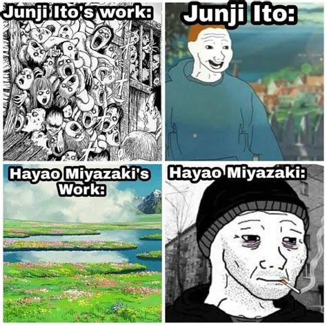 Miyazaki vs Ito | Studio Ghibli | Know Your Meme