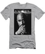 Tupac black and white Photograph by Like Art - Pixels