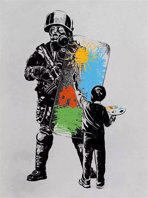 draw da police | Protest art, Banksy art, Street art banksy