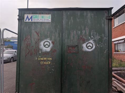 Fascist graffiti re-emerges in North Belfast