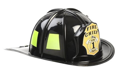 Firefighter Helmet Black - Chicago Fire and Cop Shop