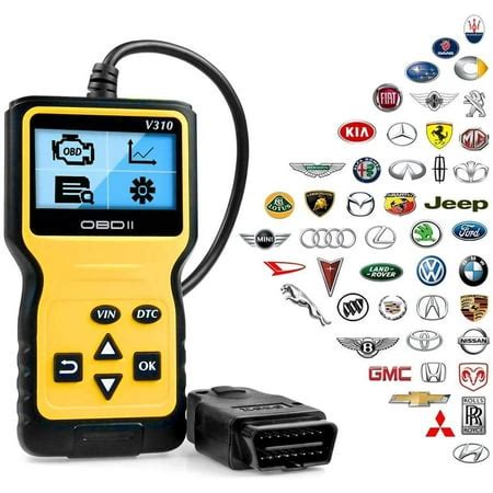 OBD2 Scanner, Car Code Reader Enhanced Universal Car Engine Fault Code Reader, OBD Scanner CAN ...