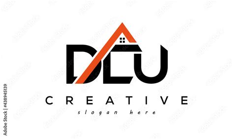 initial DCU letters real estate construction logo vector Stock Vector ...