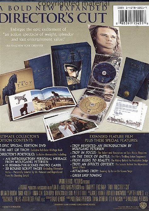 Troy: Director's Cut - Ultimate Collector's Edition (DVD 2004) | DVD Empire