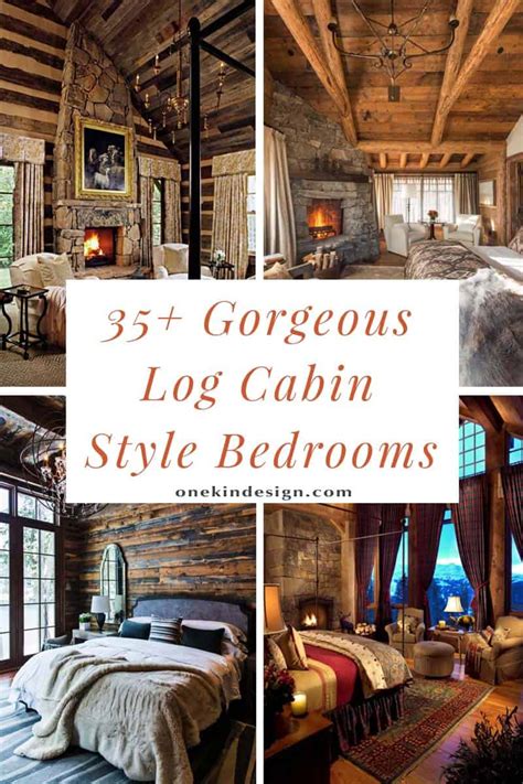 35 Gorgeous Log Cabin Style Bedrooms To Make You Drool