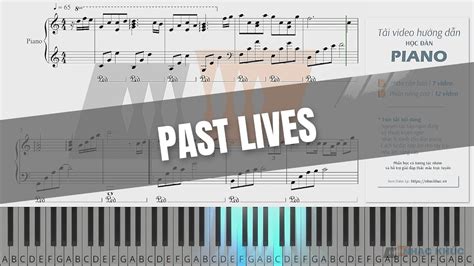 PAST LIVES | piano #sheetmusic - YouTube