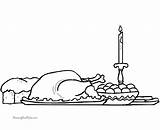 Thanksgiving Dinner Coloring Pages  Nation sketch template