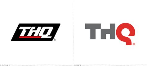 THQ gets a New Q - Brand New | Logo evolution, Logo redesign, ? logo