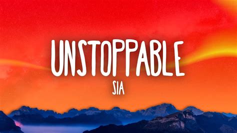 Sia - Unstoppable - YouTube