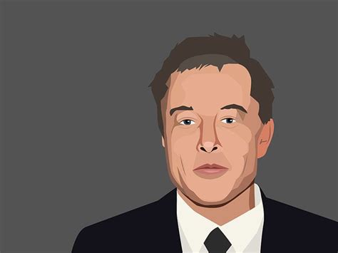 Elon Musk portrait | Vector portrait, Portrait, Elon musk