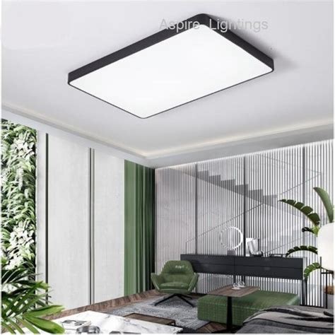 LED Ceiling Light Rectangle Lighting, Furniture & Home Living, Lighting & Fans, Lighting on ...