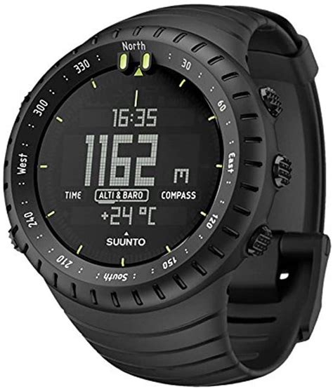 SUUNTO Core All Black Military Men's Outdoor Sports Watch - SS014279010