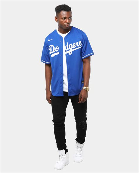 Nike Men's MLB Los Angeles Dodgers Replica Alternate Baseball Jersey Royal Blue | Culture Kings ...