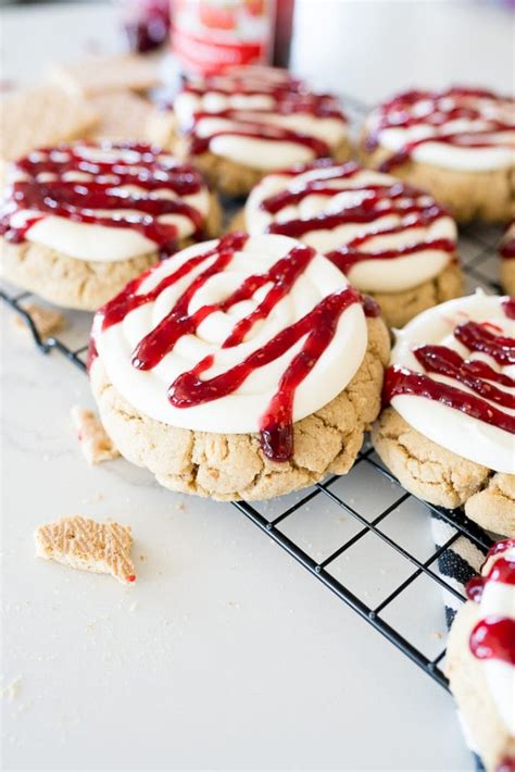 Copycat Crumbl Raspberry Cheesecake Cookies - Cooking With Karli