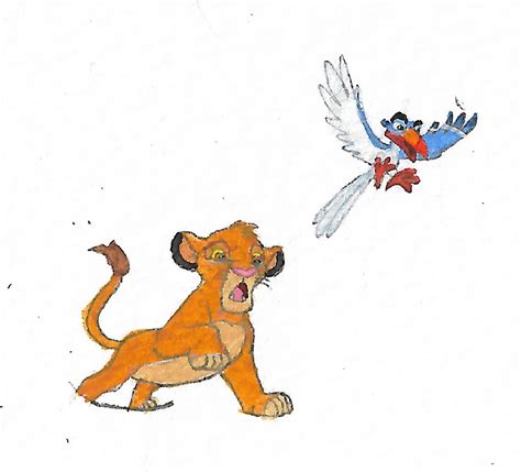 Simba and Zazu by brazilianferalcat on DeviantArt