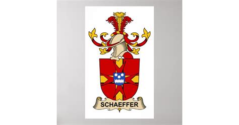 Schaeffer Family Crest Poster | Zazzle