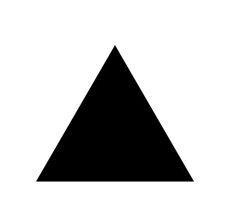 Black and White Triangle Logo - LogoDix