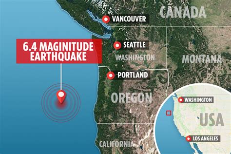 Oregon earthquake - massive 6.4-magnitude tremor rocks US West Coast ...