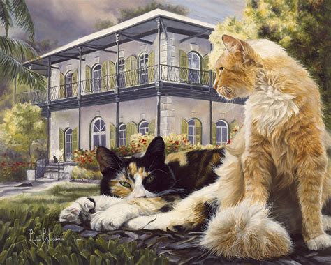 Hemingway House Painting by Lucie Bilodeau - Pixels