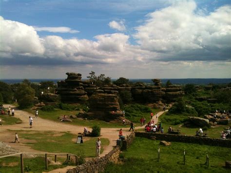 Climbing Brimham Rocks in Yorkshire