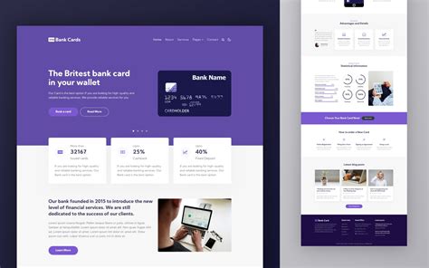 Bank Cards fintech Website Template » W3Layouts