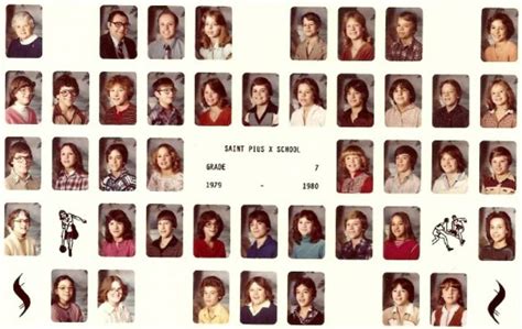 St. Pius X Elementary - 7th Grade Class - 1979/80