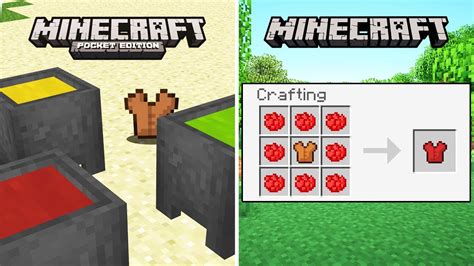 DIFFERENCES BETWEEN MINECRAFT VERSIONS.. - YouTube