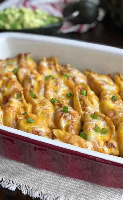 Cheesy Taco Stuffed Pasta Shells