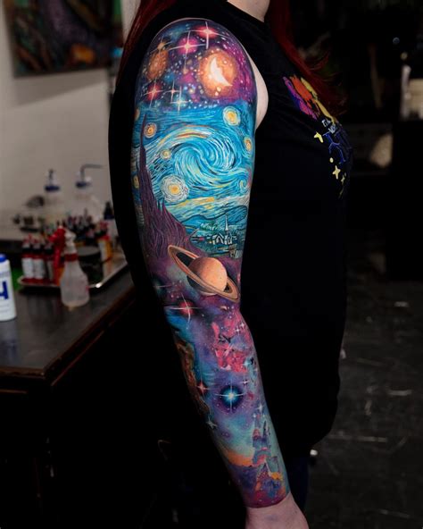 Top more than 77 galaxy tattoo sleeve - in.cdgdbentre