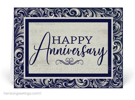 Wholesale Corporate Anniversary Greeting Cards - swirly-world-design