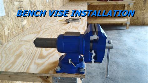 How to Install a Bench Vise - YouTube