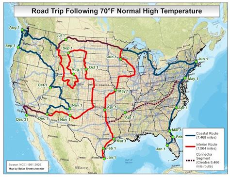 How to road trip across America in perfect weather — Detour