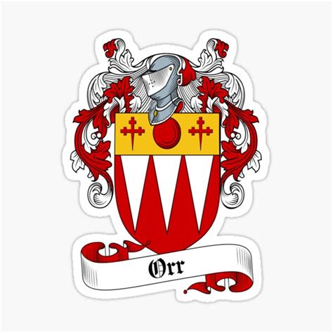 "Orr" Sticker by HaroldHeraldry | Redbubble