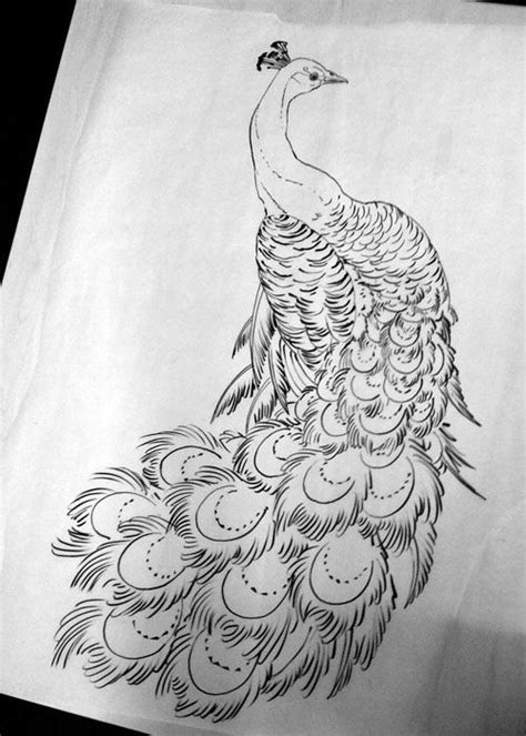 It is one of the peacock tattoo designs, the most visible sections of ...