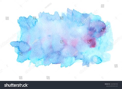 Blue Watercolor Painting Ideas Background Stock Illustration 1347465743 ...