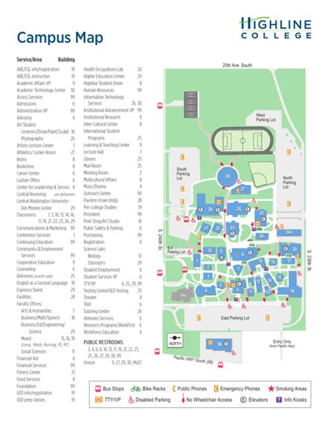 Campus Map - Highline College