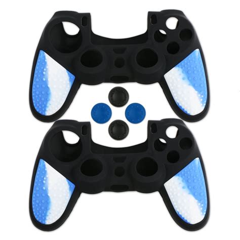 Silicone PS4 Controller Skin BPA Free Protector Cover Case for Sony PlayStation 4 Controller ...