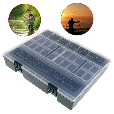 Fishing Tackle Storage Case Slots 6pcs Boxes Organizer Lure Baits Hook Outdoor Portable Multi ...