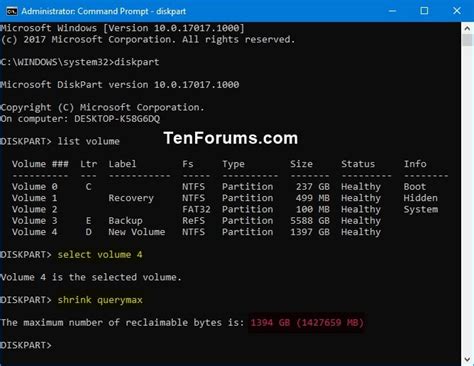 Shrink Volume or Partition in Windows 10 | Tutorials