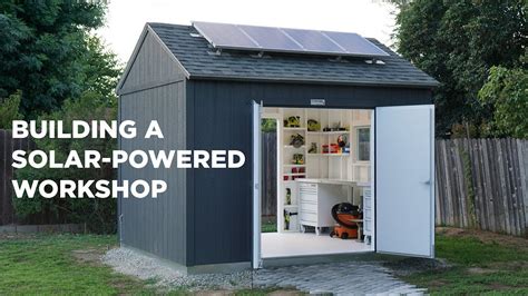 Building a Solar Powered Workshop - YouTube