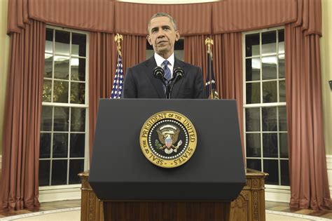 Why Was President Obama Standing During His Oval Office Address The Washington Post Prison Mike ...