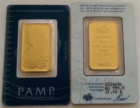 1 oz PAMP Suisse Gold Bar For Sale (PAMP Design, New w/ Assay) - OMEGA ...